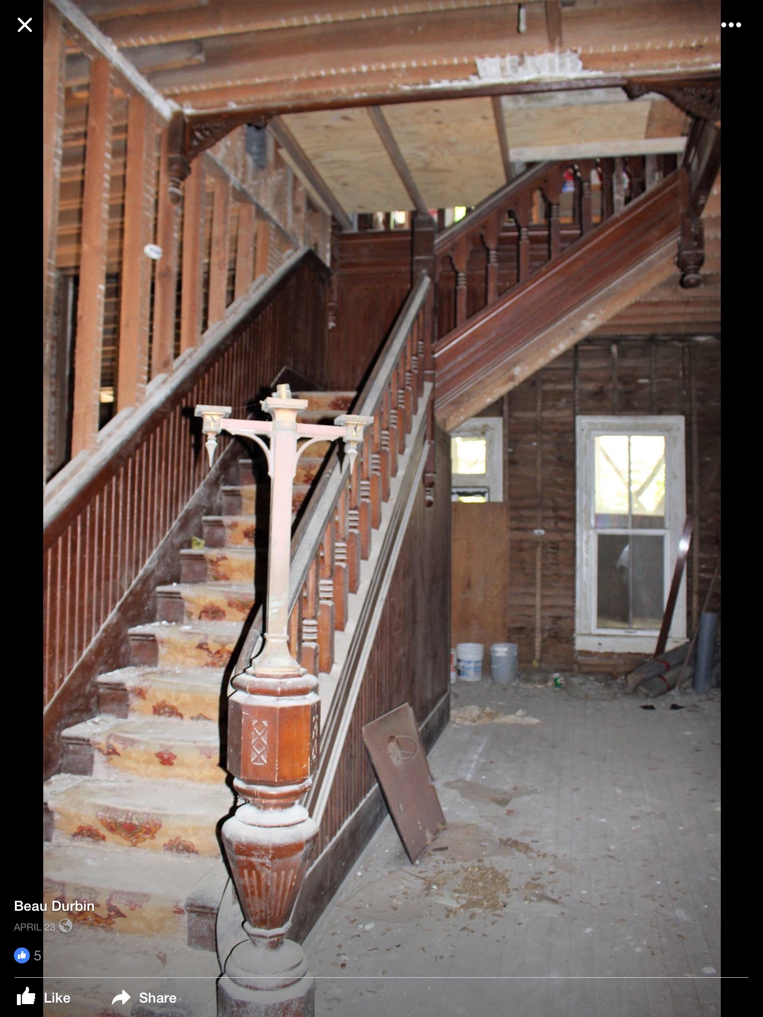 Restoration in progress